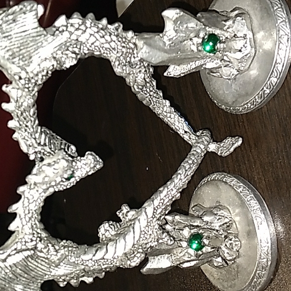 Pewter Dragon flutes - Picture 5 of 6